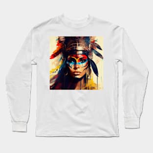 Powerful Egyptian Warrior Woman #11 Long Sleeve T-Shirt